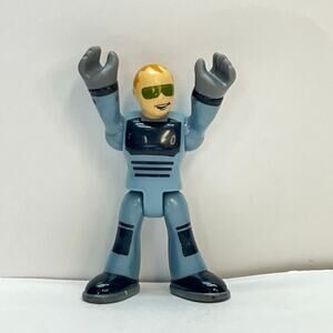 fisher price 2008 imaginext grey astronaut space man nasa action figure 3 inch